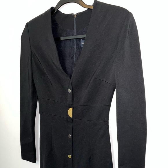 CUSHNIE et Ochs V-Neck Midi Length Dress - Picture 8 of 8